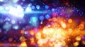 Abstract fantasy motion background, shining lights and particles HD Footage