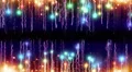 Abstract fantasy motion background, shining lights and particles HD Footage