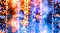 Abstract fantasy motion background, shining lights and particles HD Footage