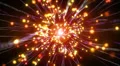 Abstract fantasy motion background, shining lights and particles HD Footage