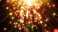 Abstract fantasy motion background, shining lights and particles HD Footage