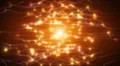 Abstract fantasy motion background, shining lights and particles HD Footage