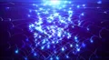 Abstract fantasy motion background, shining lights and particles HD Footage