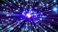 Abstract fantasy motion background, shining lights and particles HD Footage