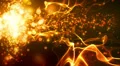 Abstract fantasy motion background, shining lights and particles HD Footage
