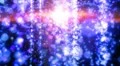 Abstract fantasy motion background, shining lights and particles HD Footage