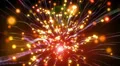Abstract fantasy motion background, shining lights and particles HD Footage