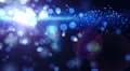Abstract fantasy motion background, shining lights and particles HD Footage