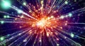 Abstract fantasy motion background, shining lights and particles HD Footage