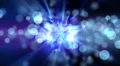 Abstract fantasy motion background, shining lights and particles HD Footage