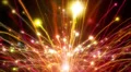 Abstract fantasy motion background, shining lights and particles HD Footage
