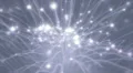 Abstract fantasy motion background, shining lights and particles HD Footage