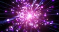 Abstract fantasy motion background, shining lights and particles HD Footage