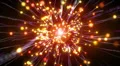 Abstract fantasy motion background, shining lights and particles HD Footage