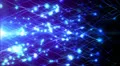 Abstract fantasy motion background, shining lights and particles HD Footage