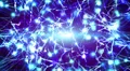 Abstract fantasy motion background, shining lights and particles HD Footage