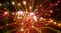 Abstract fantasy motion background, shining lights and particles HD Footage