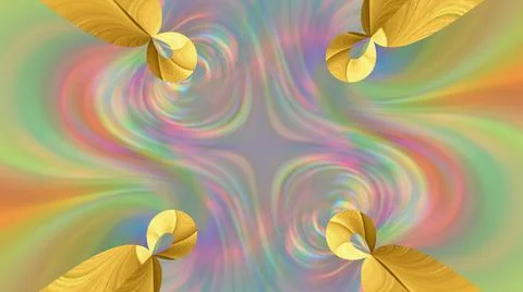 Abstract fantasy patterned multicolored background Illustrazione stock