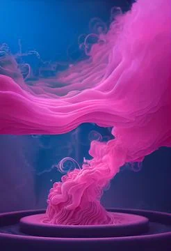 Abstract fantasy pink smoke pattern Stock Illustration
