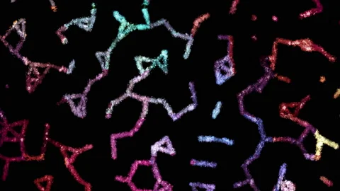 Abstract Fantasy Texture Background Loop Stock Footage 166686501