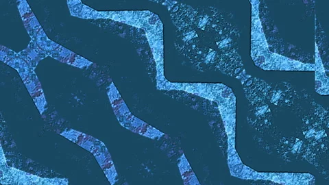 Abstract Fantasy Texture Background Loop Stock Footage 166770459