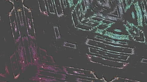 Abstract Fantasy Texture Background Loop Stock Footage 166772230