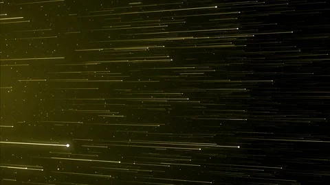Abstract fast golden streaking particles flowing against a dark digital bac.. Stock Footage 327625422