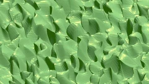 Abstract fast moving liquid surface with light green geometric ripples Stock Footage 340147970