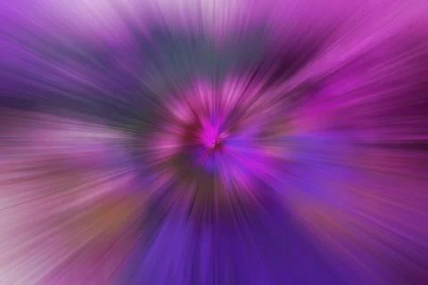 Abstract fast speed motion through the color radial blur backgrounds Stock Photos