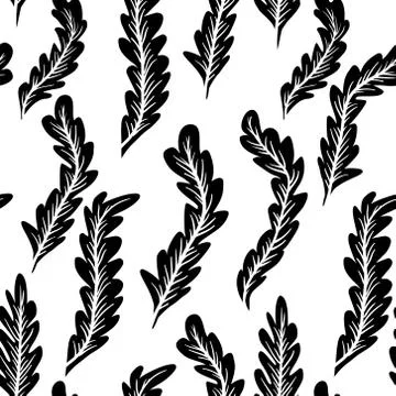Abstract feathers pattern 스톡 일러스트