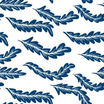 Abstract feathers pattern Stock Illustration