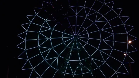 Abstract Ferris wheel. Stock Footage 120085183