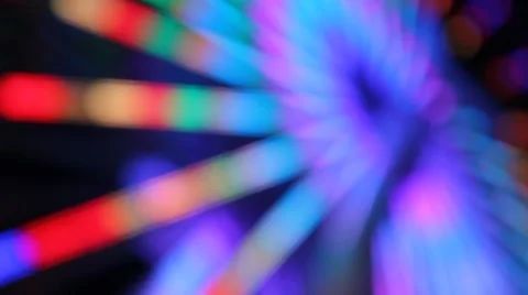 Abstract ferris wheel at night Stock Footage 997865