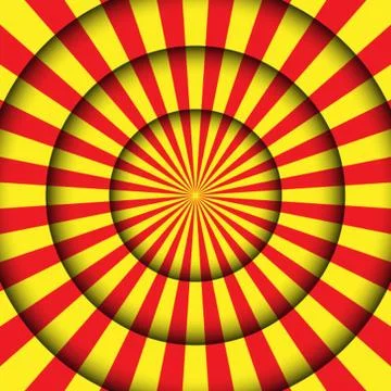 Abstract festive background. Circus stage lines and spotlights. Illustrazione stock