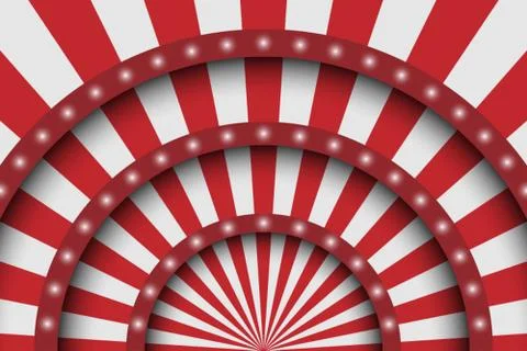 Abstract festive background. Circus stage white lines and spotlights. Stock Illustration