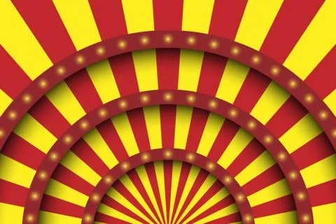 Abstract festive background. Circus stage white lines and spotlights. Ilustración de archivo