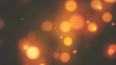 Abstract festive background. Gold glitter bokeh particles. 動画素材 112234403
