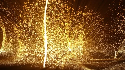 Abstract festive background shiny particles dust and energy fluid turbulent flow 스톡 동영상 166938314