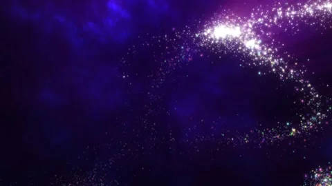 Abstract festive bright background from purple fireworks lines of salutes a.. Video stock 254034689