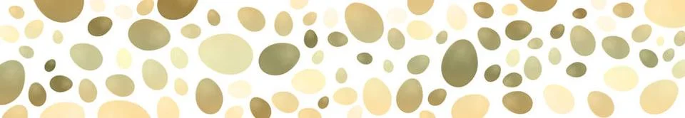 Abstract festive easter panorama background. olive and flesh colored eggs ... 写真素材