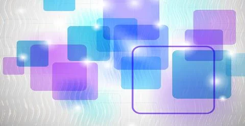 Abstract festive gradient background with dynamic squares. Stock Illustration