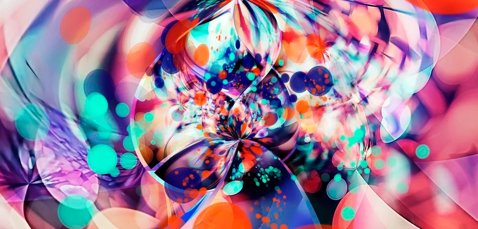 Abstract festive gradient multi-color background trend color 2020.  the flowi Stock Illustration