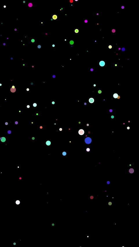 Abstract festive magical background. Twinkling, glitter colored round shape Stock-Footage 320609808