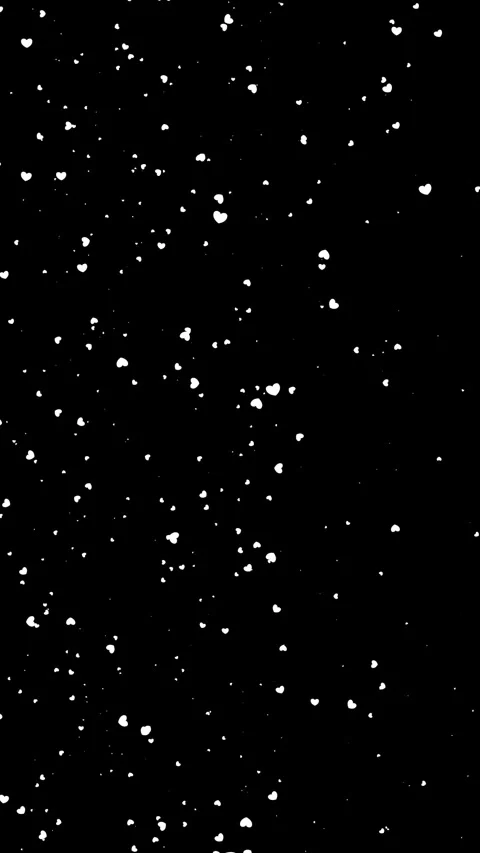 Abstract festive magical background. Twinkling, glittering, white, heart shape Stock Footage 321013712