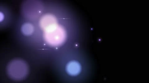 Abstract festive purple motion background glowing bokeh lights Stock Footage 112109706