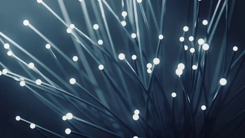 Abstract Fiber Lights Random Motion, 3d Loopable Animation 4k Stock Footage 72901318
