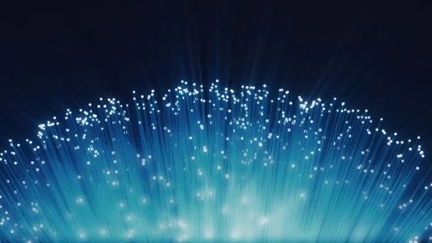 Abstract Fiber Lights Random Motion, 3d Loopable Animation 4k Stock Footage 72901635