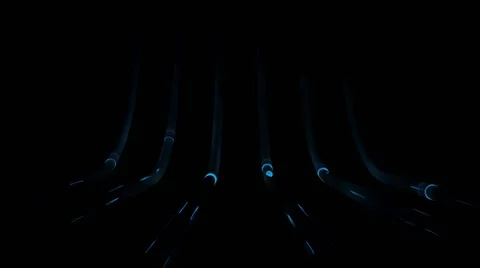 Abstract fiber optic network line Stock Footage 42809978