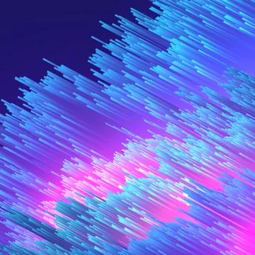 Abstract Fiber Optics Background  - Vector Illustration Stock Illustration