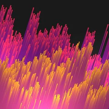 Abstract Fiber Optics Background  - Vector Illustration. Stock Illustration